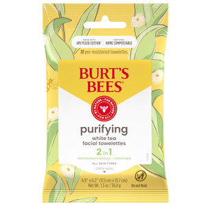 Burt's Bees Facial Cleansing Towelettes with White Tea Extract - 30 count