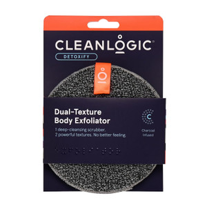 CLEANLOGIC Detoxify Dual-Texture Body Exfoliating - 1 Ct