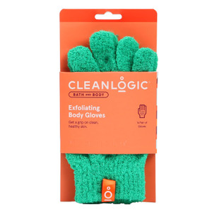 CLEANLOGIC Bath & Body Exfoliating Body Gloves - 1 Ct