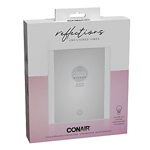 CONAIR Lighted Makeup Vanity Mirror with Adjustable Base White - 1 Ct