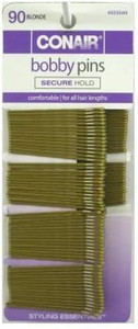 CONAIR Styling Essentials Bobby Pins Blonde - 90 Count