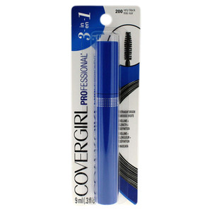 COVERGIRL Professional 3-in-1 Straight Brush Mascara 200 Very Black - 0.3 fl oz