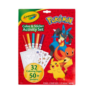 Crayola Pokemon Color & Sticker Activity Set - 32 pages