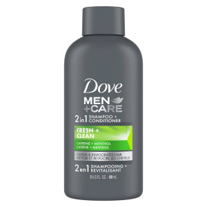 Dove Men + Care Fresh and Clean 2-in-1 Shampoo and Conditioner - 3 fl oz