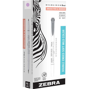 Zebra Mildliner Double Ended Creative Marker Violet - 1 Ct