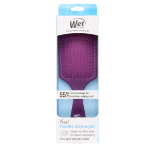 Wet Brush Paddle Detangler Hair Brush Frost Purple - 1 Ct