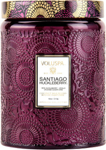 Voluspa Santiago Large Glass Jar Candle - 18 oz