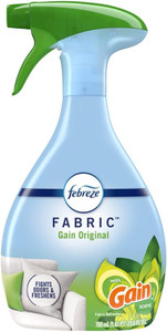 Febreze Odor-Fighting Fabric Refresher With Gain,Original, 23.6 Fl Oz