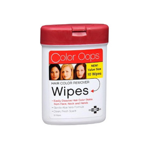 Color Oops Hair Color Remover Wipes 10 Ea