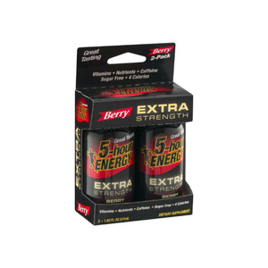 5 Hour Energy Extra Strength Liquid Energy Shot Berry 4 Oz