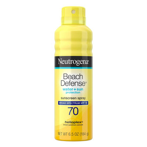 Neutrogena Beach Defense Spray Sunscreen With Broad Spectrum Spf 70, 6.5 Oz