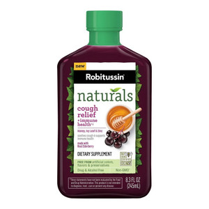 Robitussin Naturals Cough Plus Immune Health Dietary Supplement 8.3Oz