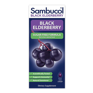 Sambucol Black Elderberry Syrup S/F 4 Fl Oz
