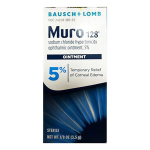 Bausch & Lomb Muro 128  5 % Ointment, 0.12 Oz