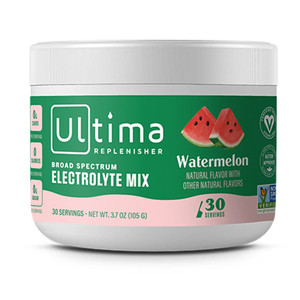Ultima Replenisher, Hydrating Electrolyte Drink Mix Watermelon Canister, 1 Each, 3.7 Oz