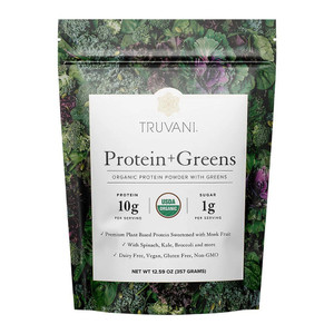 Truvani, Protein Powder Greens, 1 Each, 12.59 Oz