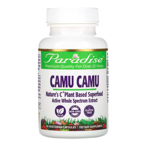 Paradise Herbs, Camu Camu 60 Vegetable Capsules, 1 Each, 60 Vcap