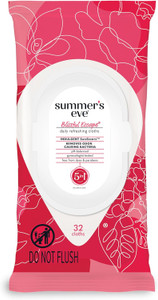 Summer'S Eve Blissful Escape Daily Refreshing Feminine Wipes, Removes Odor, Ph Balanced, 32 Count