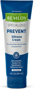 Medline Remedy Specialized Silicone Cream, Unscented 4 Fl Oz