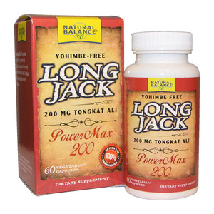 Natural Balance, Long Jack Powermax 200, 1 Each, 60 Vcap