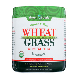 Green Foods, Organic Wheat Grass Shot, 1 Each, 5.3 Oz