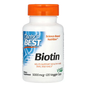 Doctor`S Best, Biotin 5000 Mcg, 1 Each, 120 Ct