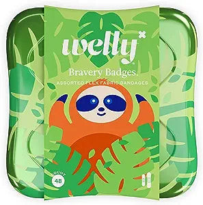 Welly First Aid, Bravery Badges Peculiar Pets 48 Bandages, 1 Each, 48 Ct