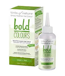 Tints Of Nature, Bold Colours Semi-Permanent Hair Color Green, 1 Each, 2.46 Oz