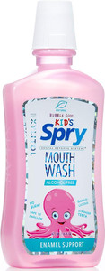 Spry, Enamel Support Kid'S Mouth Wash Natural Bubble Gum, 1 Each, 16 Oz