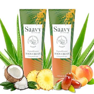 Saavy Naturals, Sensible Tropical Coconut Body Wash, 1 Each, 8.5 Oz