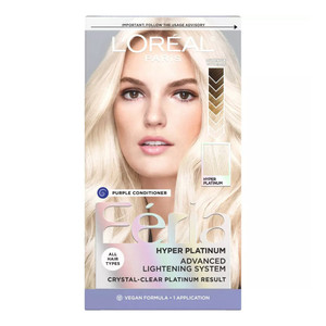 L'Oreal Paris Feria Hyper Platinum Advanced Lightening System Hair Bleach, 1Ct