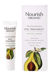 Nourish, Organic Eye Treatment Cream Renewing And Cooling Avocado And Argan Oil Box, 1 Each, 0.5 Fl O