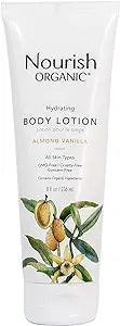 Nourish, Organic Body Lotion Almond Vanilla Bottle, 1 Each, 8 Oz