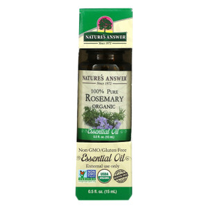 Nature'S Answer, Organic Essential Oil Rosemary, 1 Each, 0.5 Fl Oz