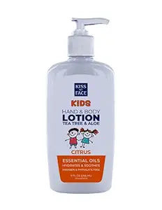 Kiss My Face, Kids Defense Hand & Body Lotion Citrus, 1 Each, 9 Fl Oz