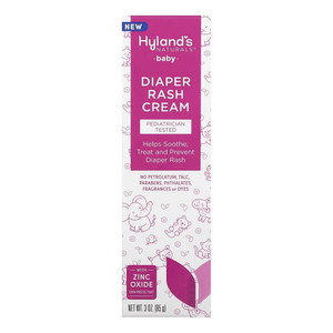 Hyland'S Naturals Baby Diaper Rash Cream, Soothe, Treat & Prevent Diaper Rash, 3 Oz