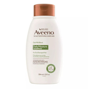 Aveeno Farm-Fresh Oat Milk Sulfate-Free Shampoo  12 Fl Oz
