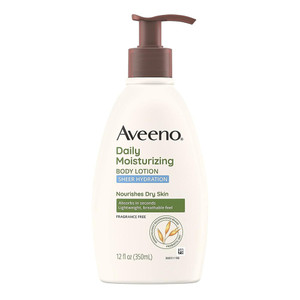 Aveeno Sheer Hydration Daily Moisturizing Fragrance-Free Lotion, 12 Fl Oz