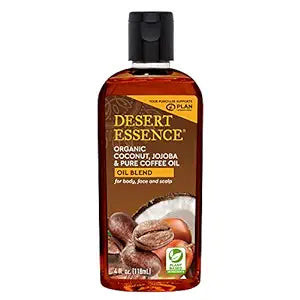 Desert Essence, Coconut Jojoba And Coffee Oil Organic, 1 Each, 4 Oz