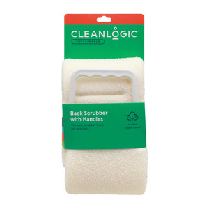 Cleanlogic, Black Scrubber Exfoliating With Handle, 1 Each, 1 Ct