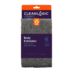 Cleanlogic, Body Exfoliator Charcoal, 1 Each, 1 Ct