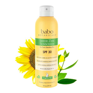 Babo Botanicals, Sheer Zinc Sunscreen For Extra Sensitive Skin Spf 30, 1 Each, 6 Oz