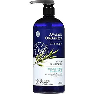 Avalon Organics, Thickening Shampoo Biotin B Complex, 1 Each, 32 Oz