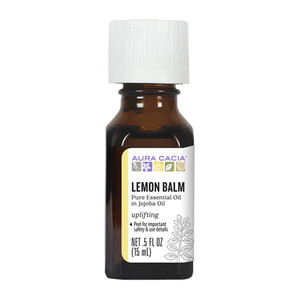 Aura Cacia, Lemon Balm In Jojoba Oil, 1 Each, 0.5 Oz