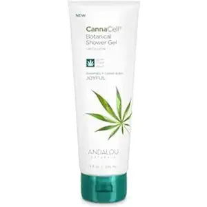 Andalou Naturals, Cannacell Botanical Shower Gel Rosemary + Lemon Balm Joyful, 1 Each, 8 Oz