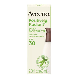 Aveeno Positively Radiant Daily Facial Moisturizer With Broad Spectrum Spf 30 Sunscreen 2.3 Fl Oz