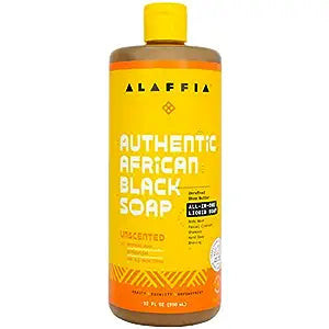 Alaffia, Authentic African Black Soap All In One Unscented, 1 Each, 32 Oz