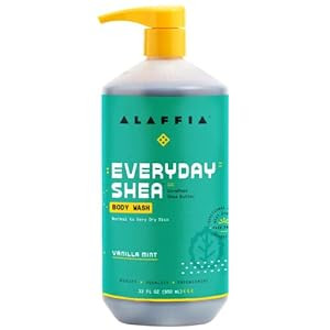 Alaffia, Everyday Shea Body Wash Vanilla Mint, 1 Each, 32 Oz
