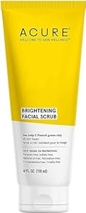 Acure, Brightening Facial Scrub, 1 Each, 4 Oz