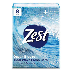 Zest Ocean Breeze Bar Soap - 8 Bars